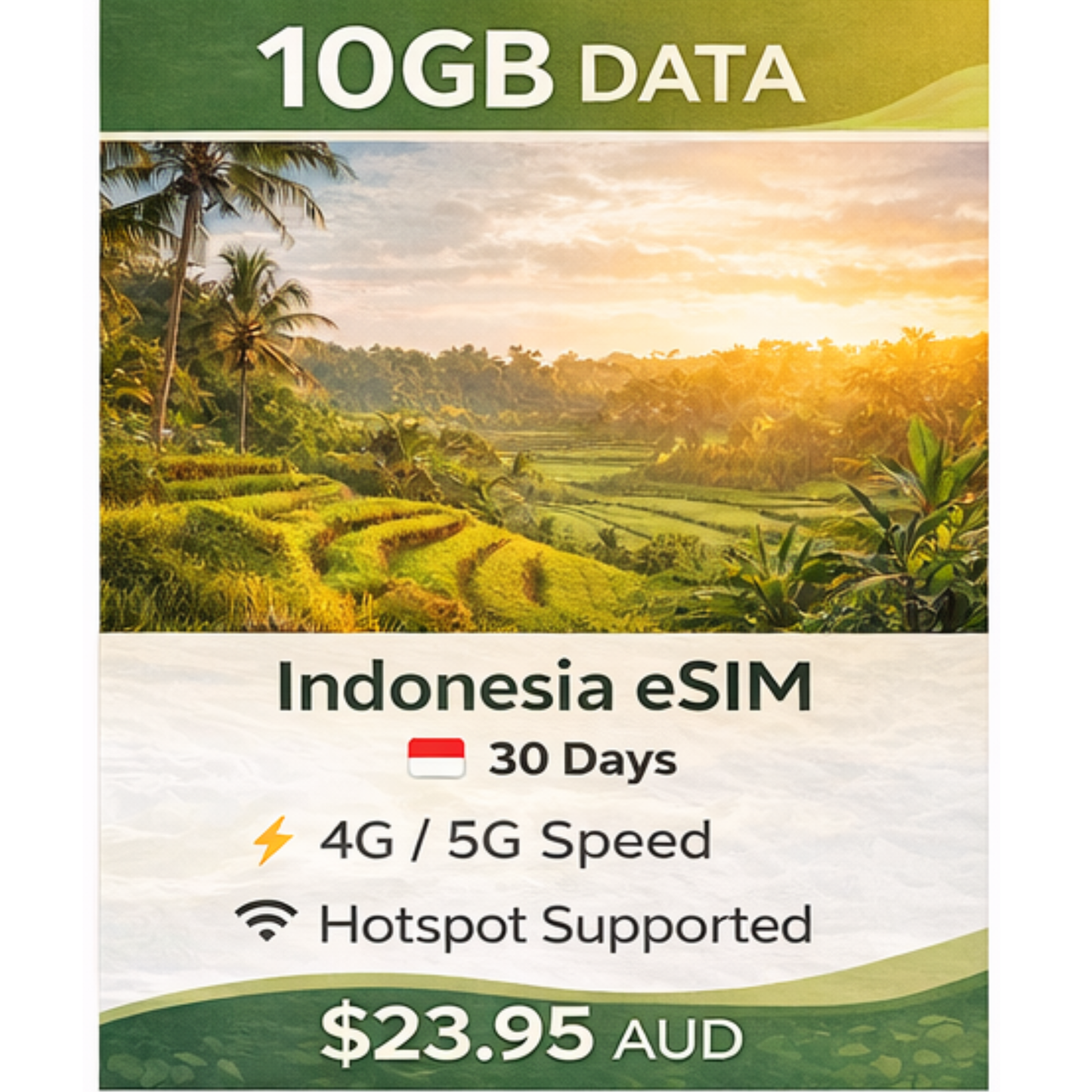 Indonesia 10GB 30Days