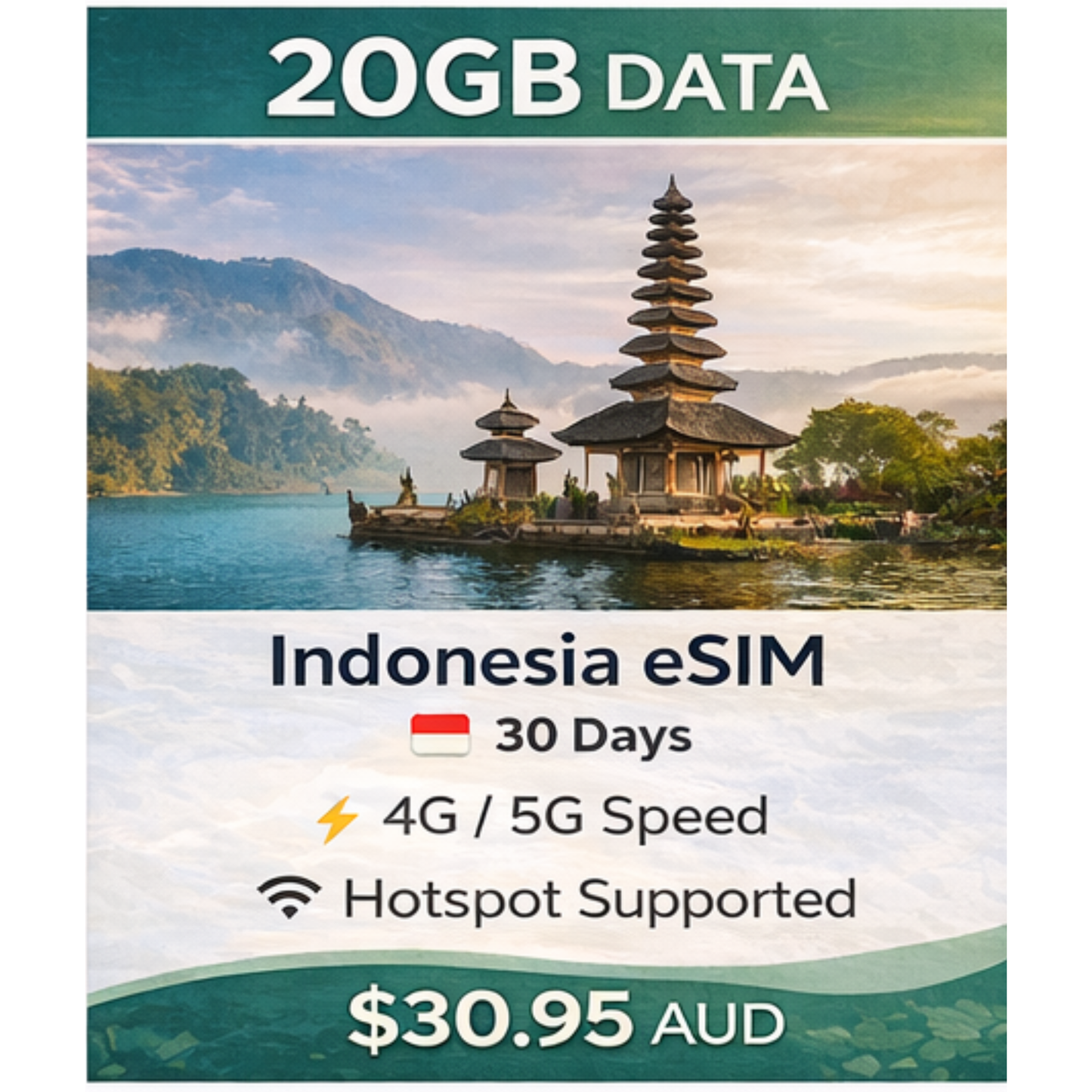 Indonesia 20GB/30Days