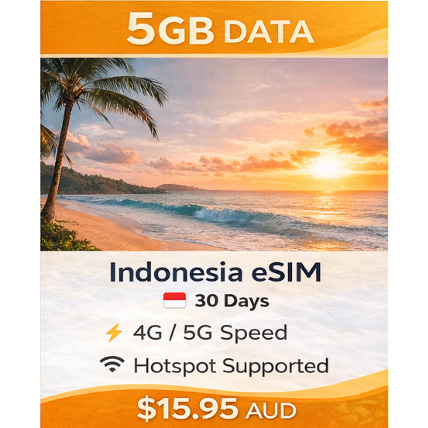 Indonesia 5GB 30Days